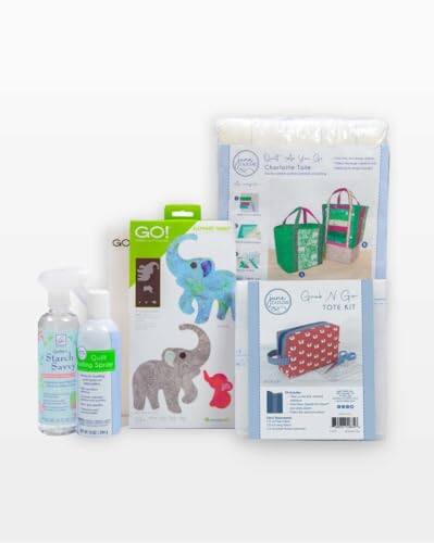 Back. AccuQuilt - Little Peanut Diaper Bag Project Bundle.