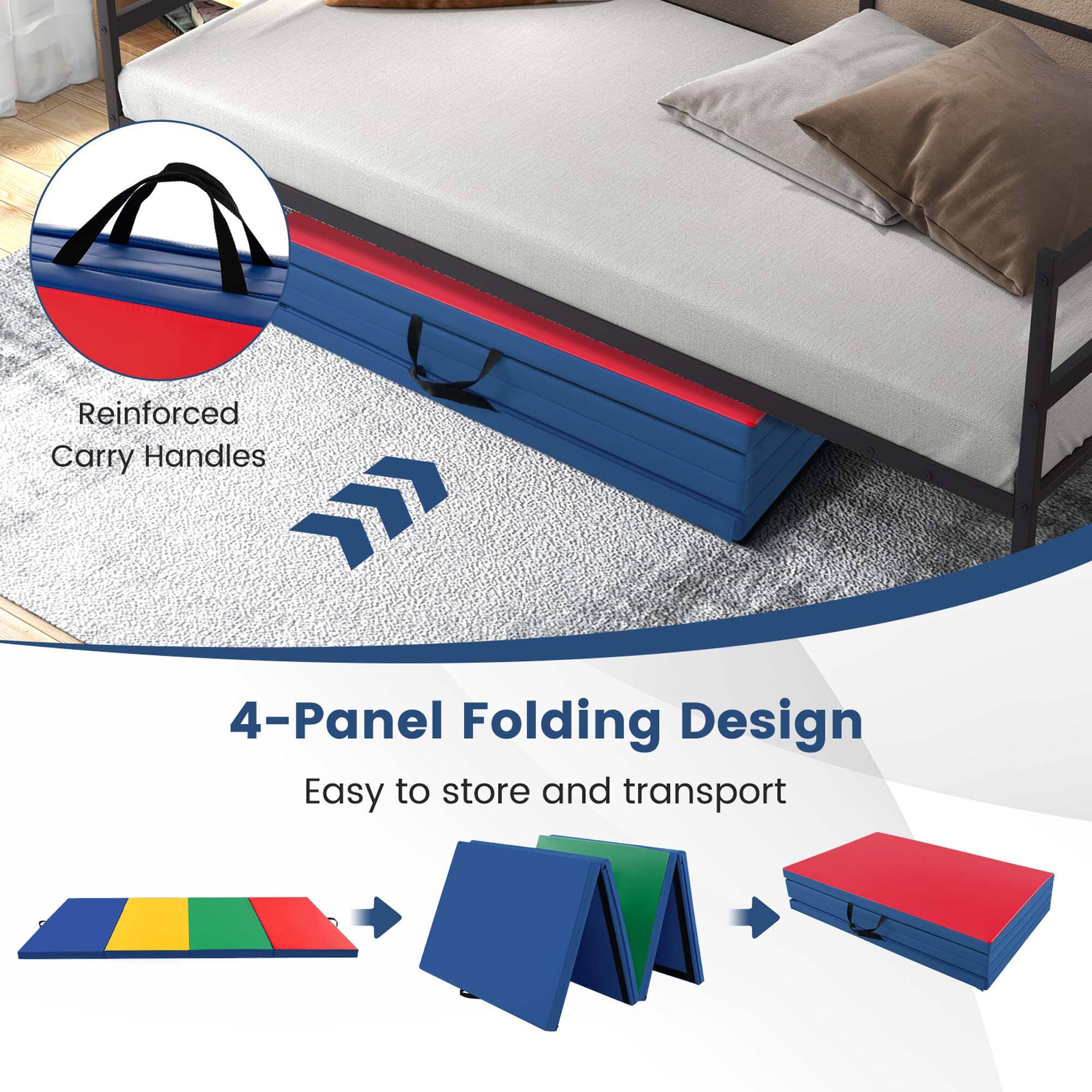 Reinforced Carry Handles

4-Panel Folding Design  
Easy to store and transport