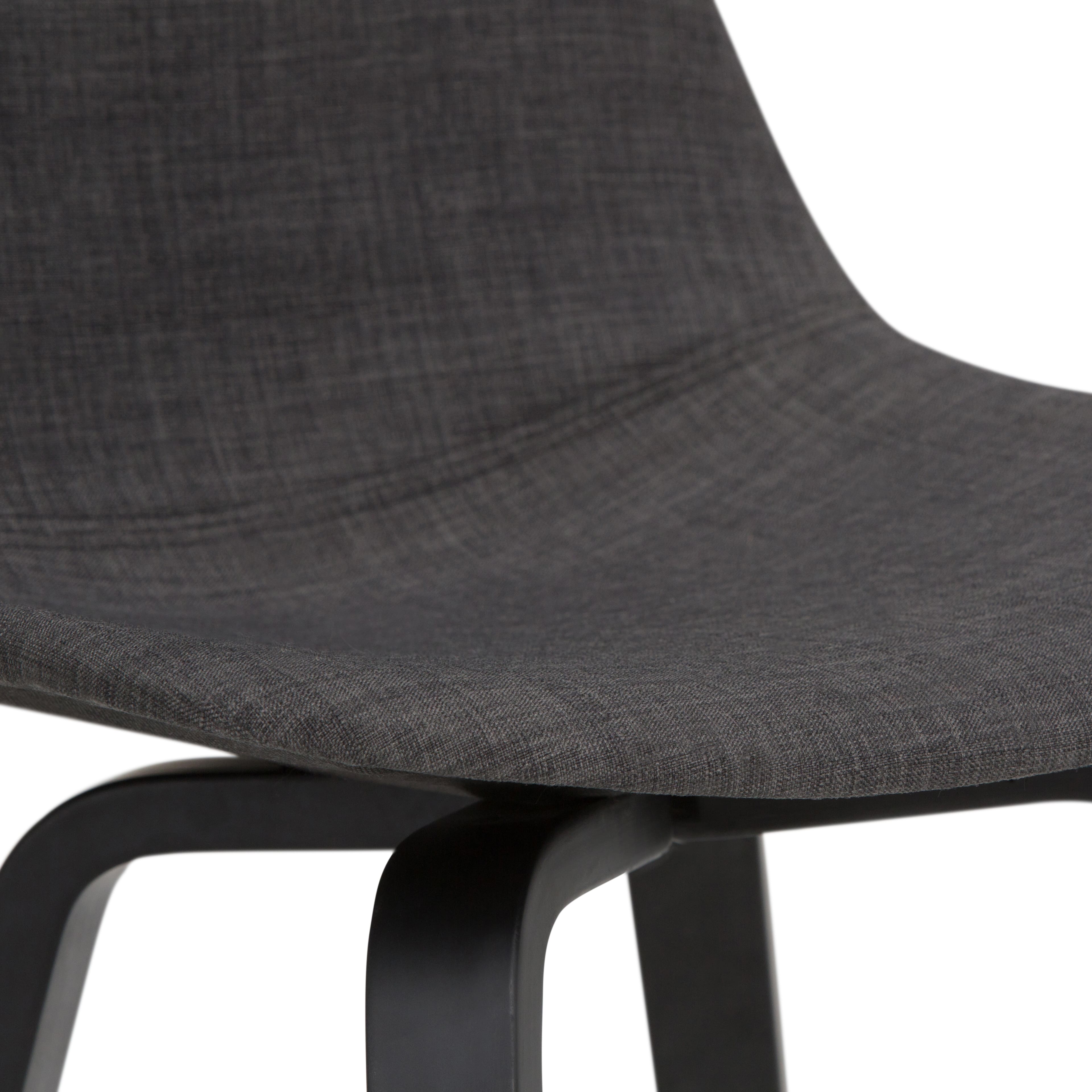 Alt View 13. Simpli Home - Randolph Bentwood Counter Height Stool (Set of 2) - Charcoal Grey, Black.