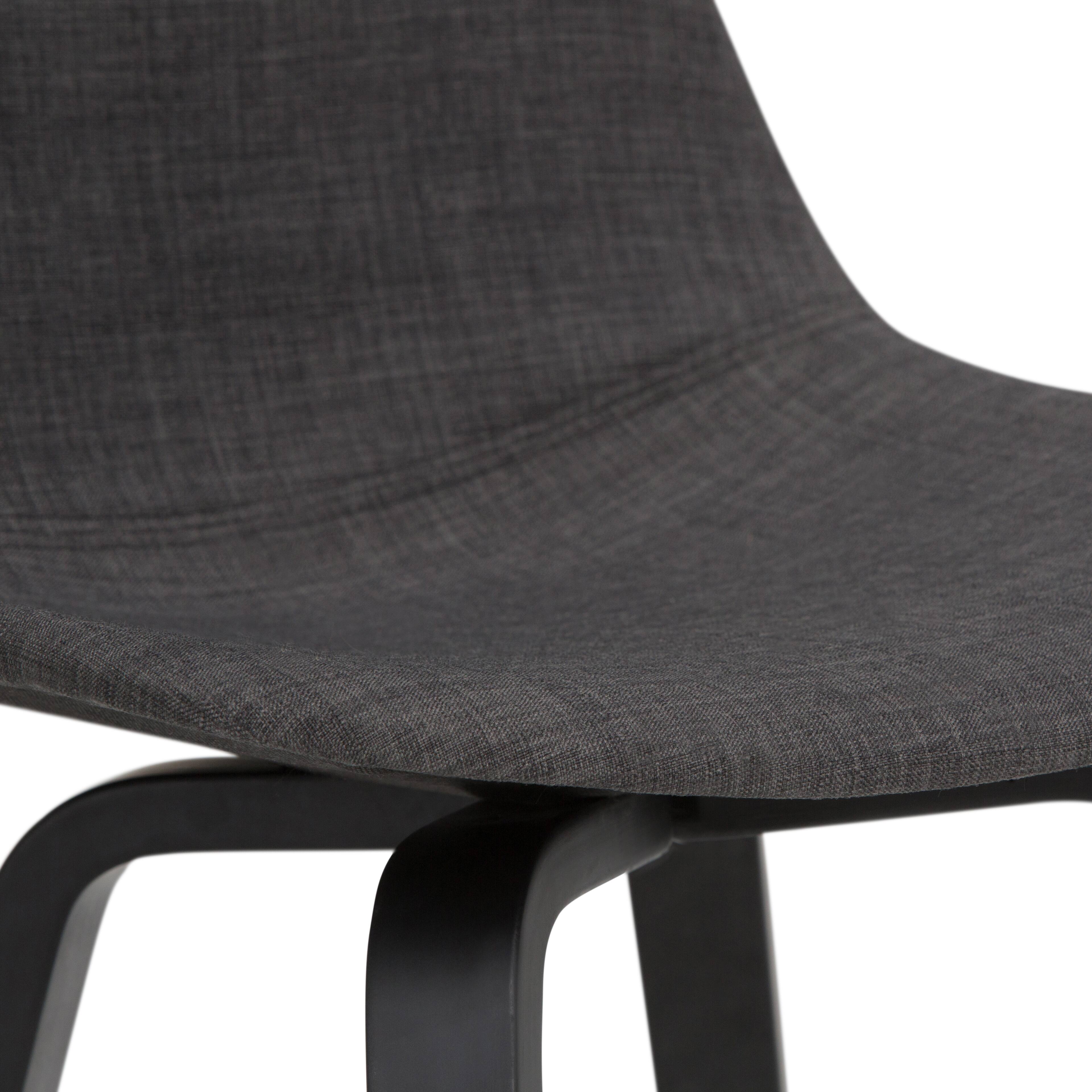 Alt View 13. Simpli Home - Randolph Bentwood Counter Height Stool (Set of 2) - Charcoal Grey, Black.