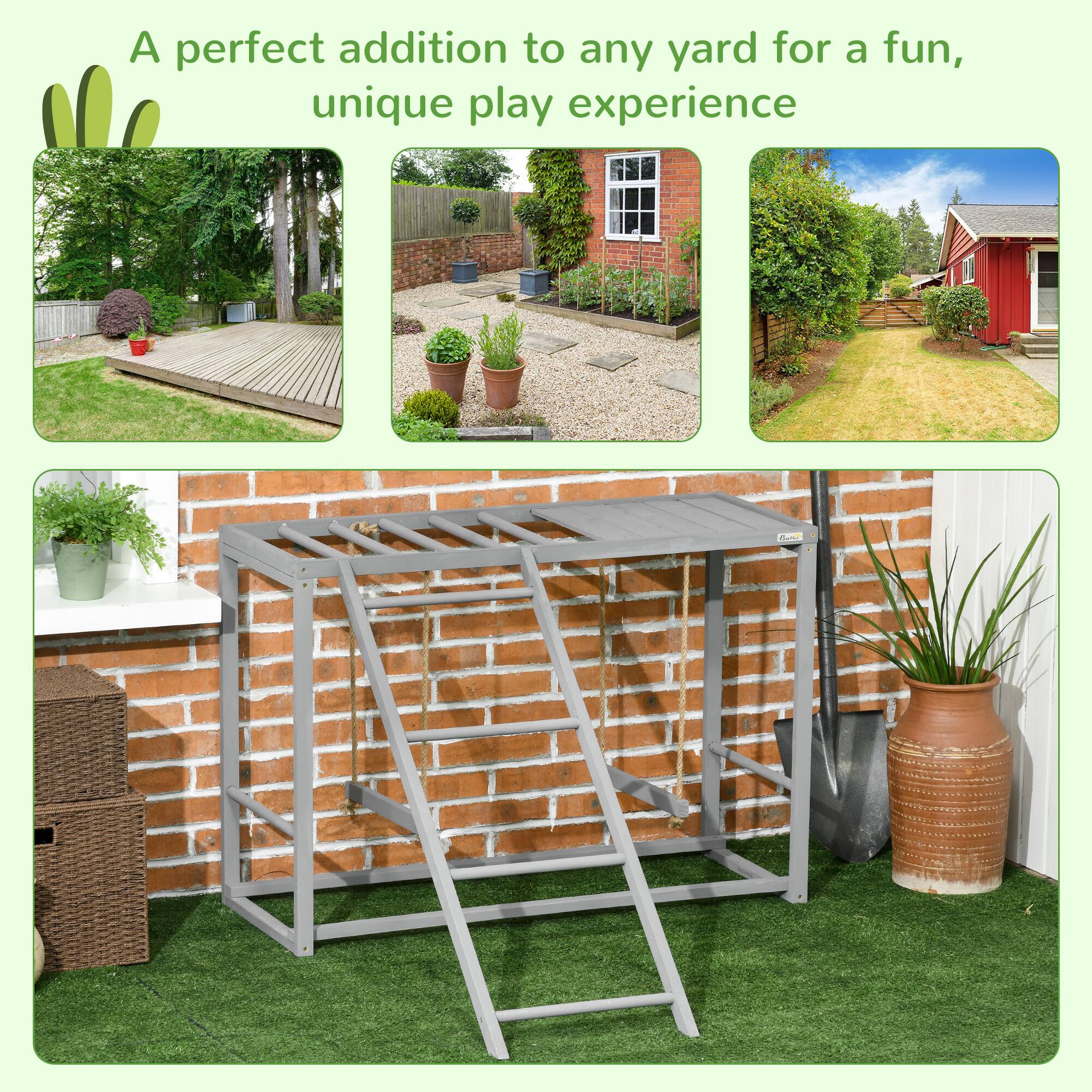 A perfect addition to any yard for a fun, unique play experience