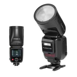 Flashpoint - X100 TTL R2 On-Camera Li-Ion Round Head Flash for Nikon