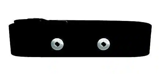 Front. HRM USA - HRMUSA Replacement Soft Transmitter Strap (Works with Polar H1, H7, H9, H10 and Polar Wearlink Models) SIZE XXXL - Black.
