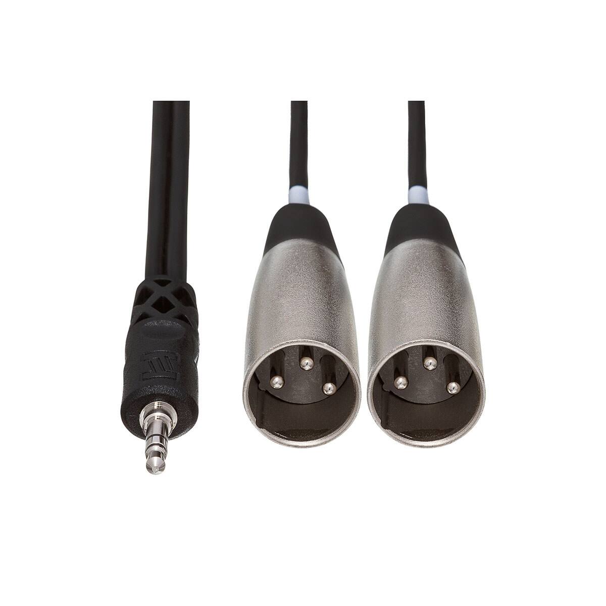 Alt View 4. Hosa Technology - Hosa Technology Hosa 9.9ft Stereo 3.5mm Mini Phono-2 XLR Male Y-Cable.