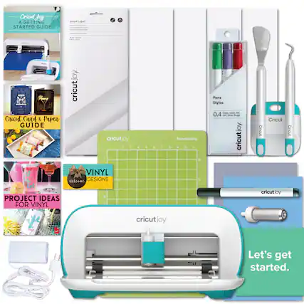 Cricut Joy
A Getting Started Guide
Cricut Card & Paper Guide
Pens Stylos
StandardGrip
Vinyl Designs
Project Ideas for Vinyl
Let's get started.