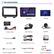Accessories
- Machine
- Manual
- Power Cable
- GPS Antenna
- Speaker
- USB Cable
- USB Cable (4 pin / 6 pin)
- Canbus
- Antenna adapter cable
- Reversing line
- Screw & Screwdriver