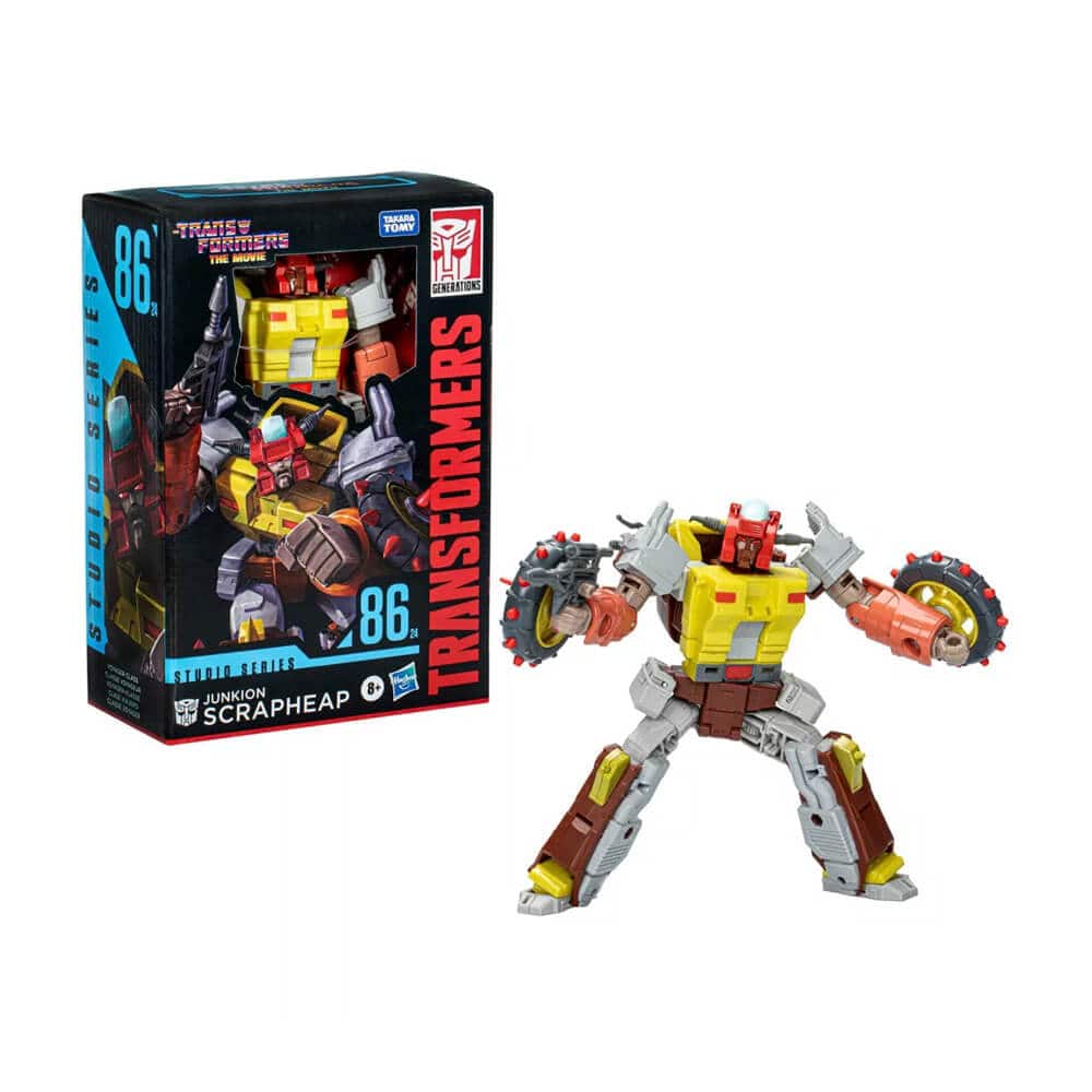 Photos - Barware Hasbro F8766 6.5 inch Transformers Studio Series Voyager The Transformers Movie 86-24 Junkion Scrapheap Action Figure - Blac