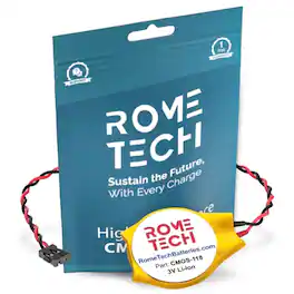 RomeTech - RTC CMOS Battery for Dell Vostro V13