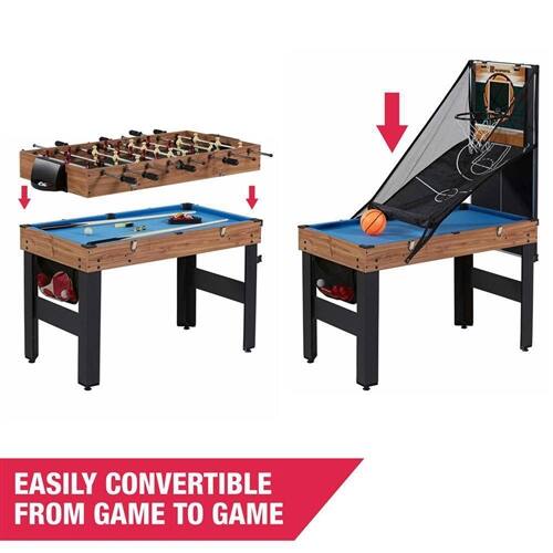 EASILY CONVERTIBLE FROM GAME TO GAME