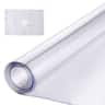 VEVOR - Plastic Table Cover, 24 x 96 Inch 1.5 mm Thick Clear Table Protector, Rectangle PVC Desk Mat - Transparent