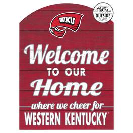 Jardine - Western Kentucky Hilltoppers 16'' x 22'' Marquee Sign - Red
