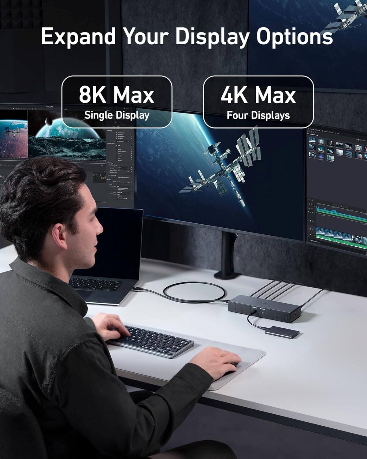 Expand Your Display Options

8K Max
Single Display

4K Max
Four Displays