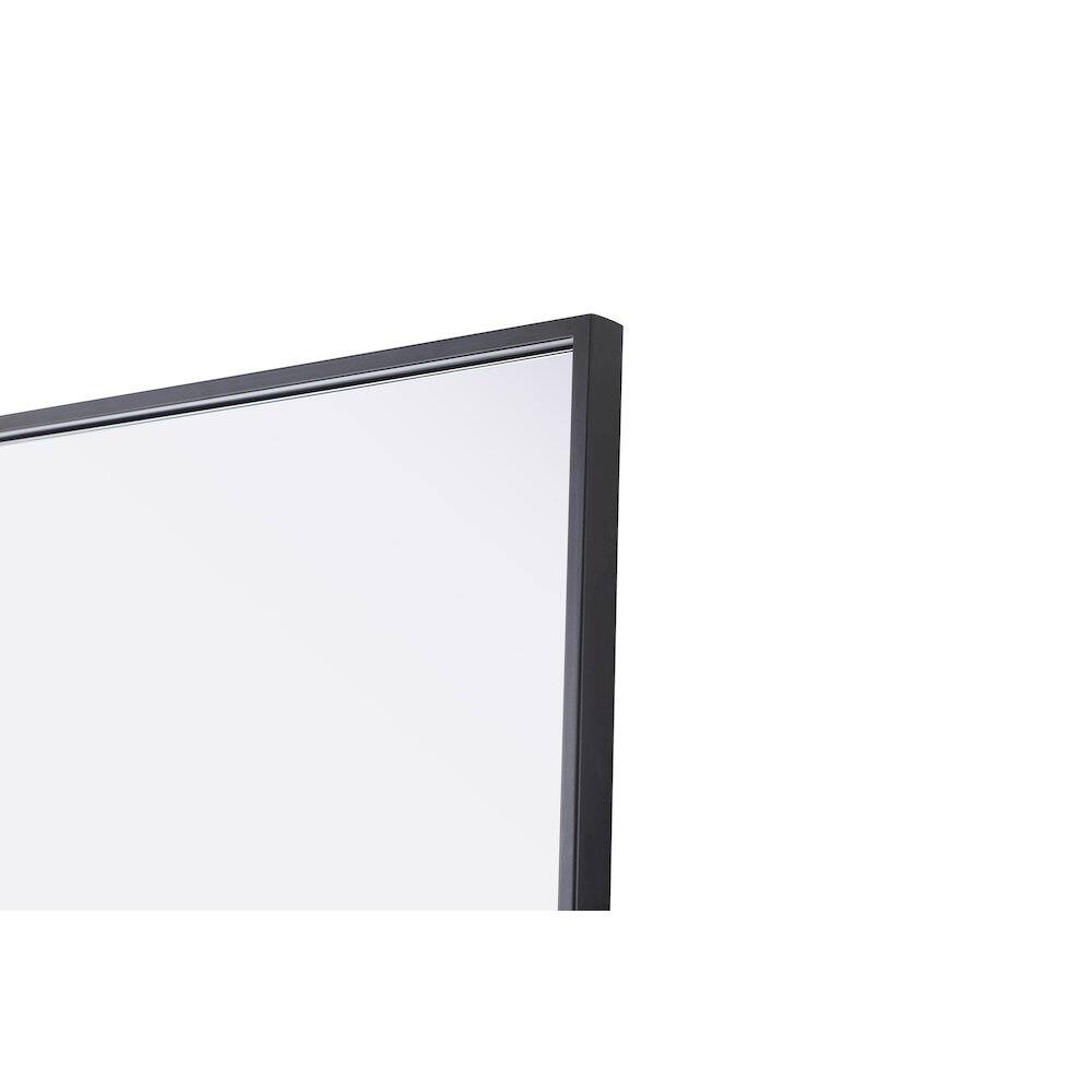 Alt View 8. Elegant Kitchen and Bath - Amoura 24X30 Pivot Mirror In Black - Black.