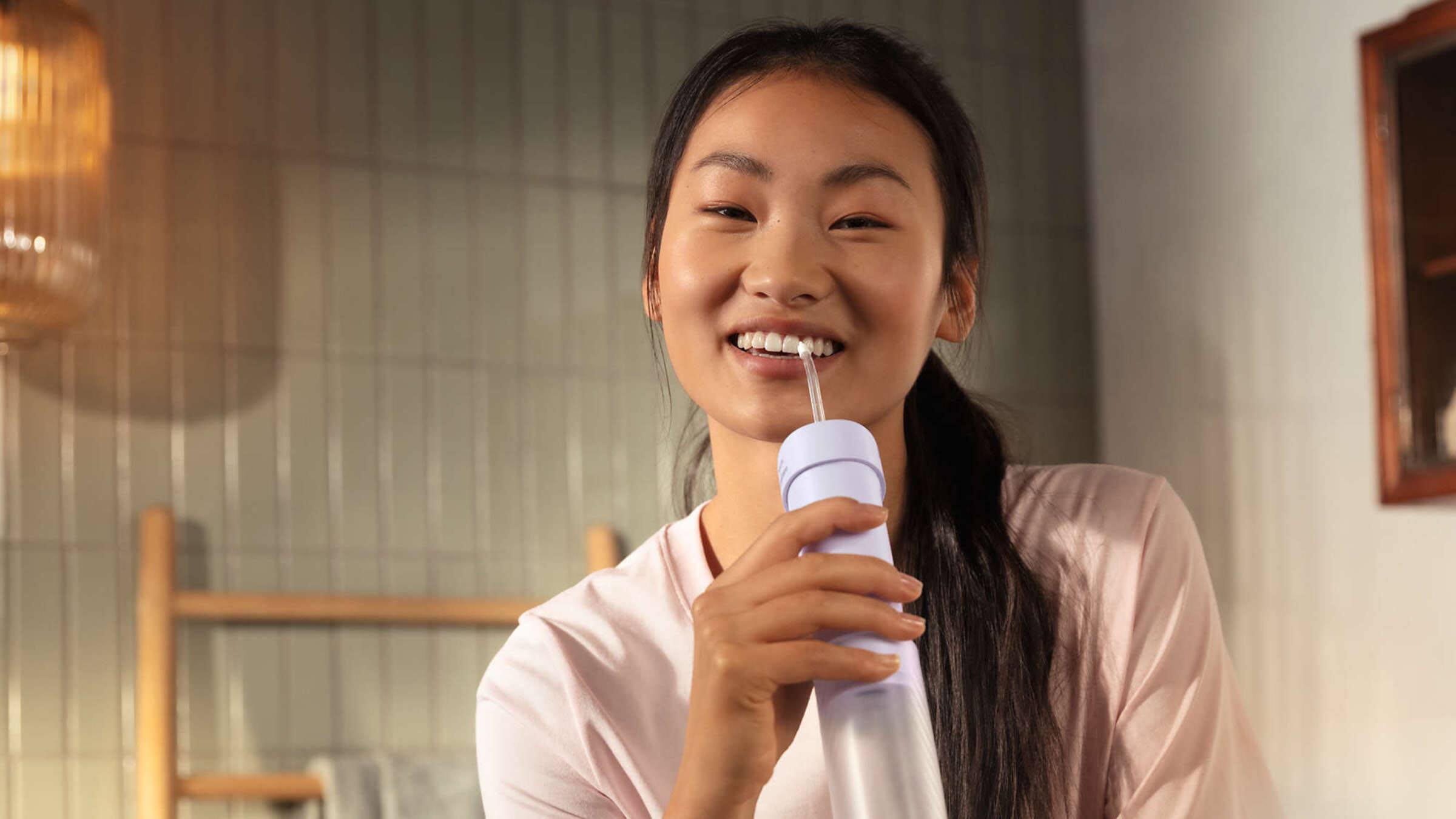 Alt View 32. Philips Sonicare - Philips Sonicare Compact Flosser 1000, Blue - Blue.