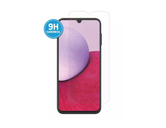 Front. DuraGlass - DuraGlass Tempered Glass Screen Protector for Samsung Galaxy A14 5G - Clear.