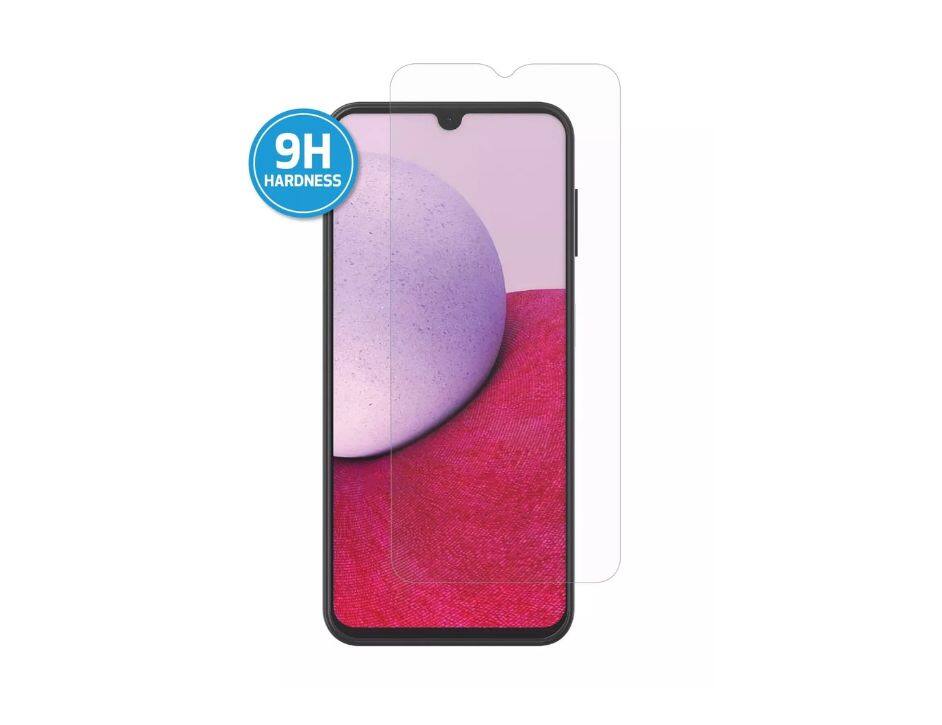 Front. DuraGlass - DuraGlass Tempered Glass Screen Protector for Samsung Galaxy A14 5G - Clear.