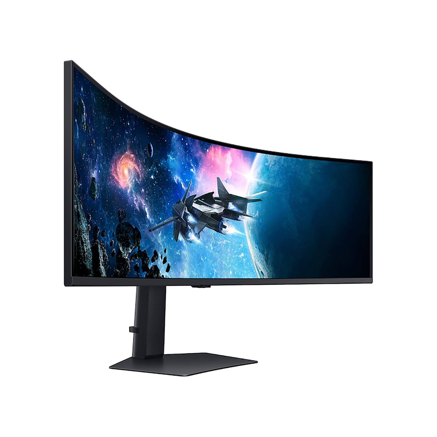 Alt View 5. Samsung - 49 Odyssey G9 G95C DQHD Curved Gaming Monitor + 2 Year Protection Pack Bundle - Black.