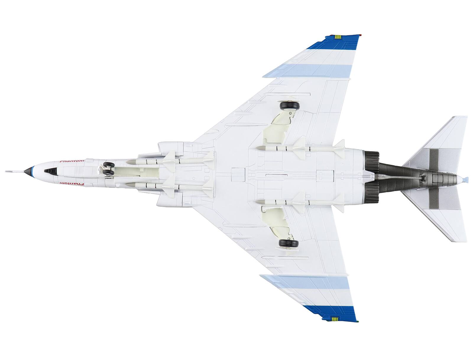 Alt View 3. Hobby Master - McDonnell Douglas F-4E Phantom II Fighter-Bomber Aircraft "5000th Phantom" 1978 US Air Force 1/72 Model by Hobby Master.