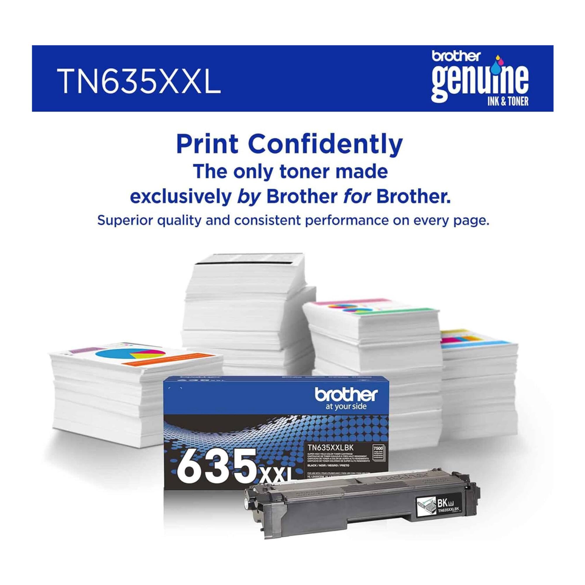 Brother TN635XXL Super High Yield Toner Cartridge (TN635XXLBK