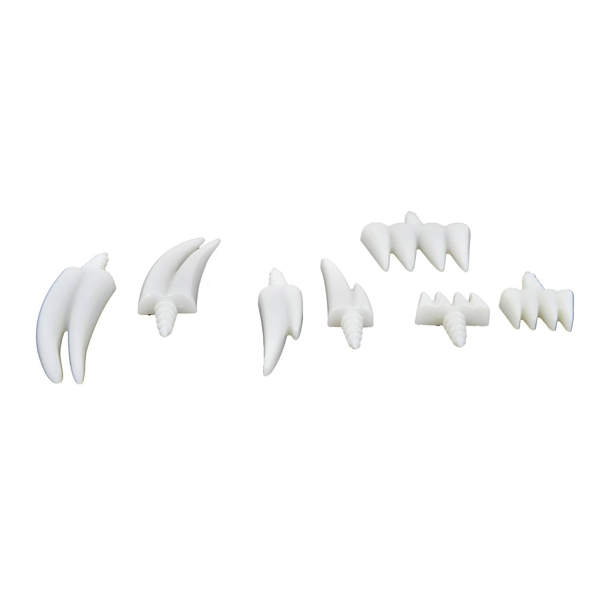 Alt View 2. Funworld - Halloween Pumpkin Accessory Kit | Fang Teeth - White.
