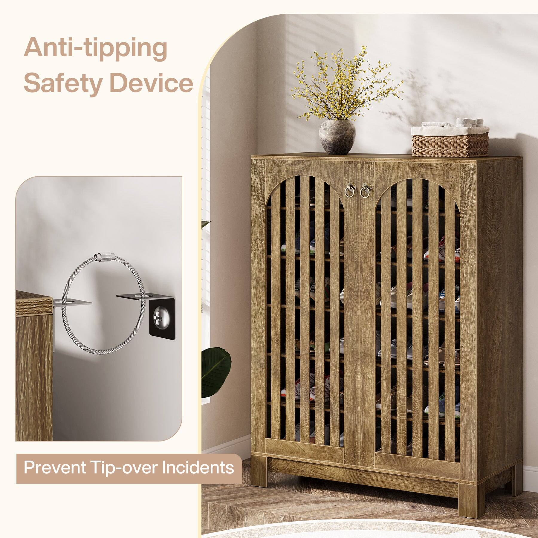Anti-tipping Safety Device  
Prevent Tip-over Incidents