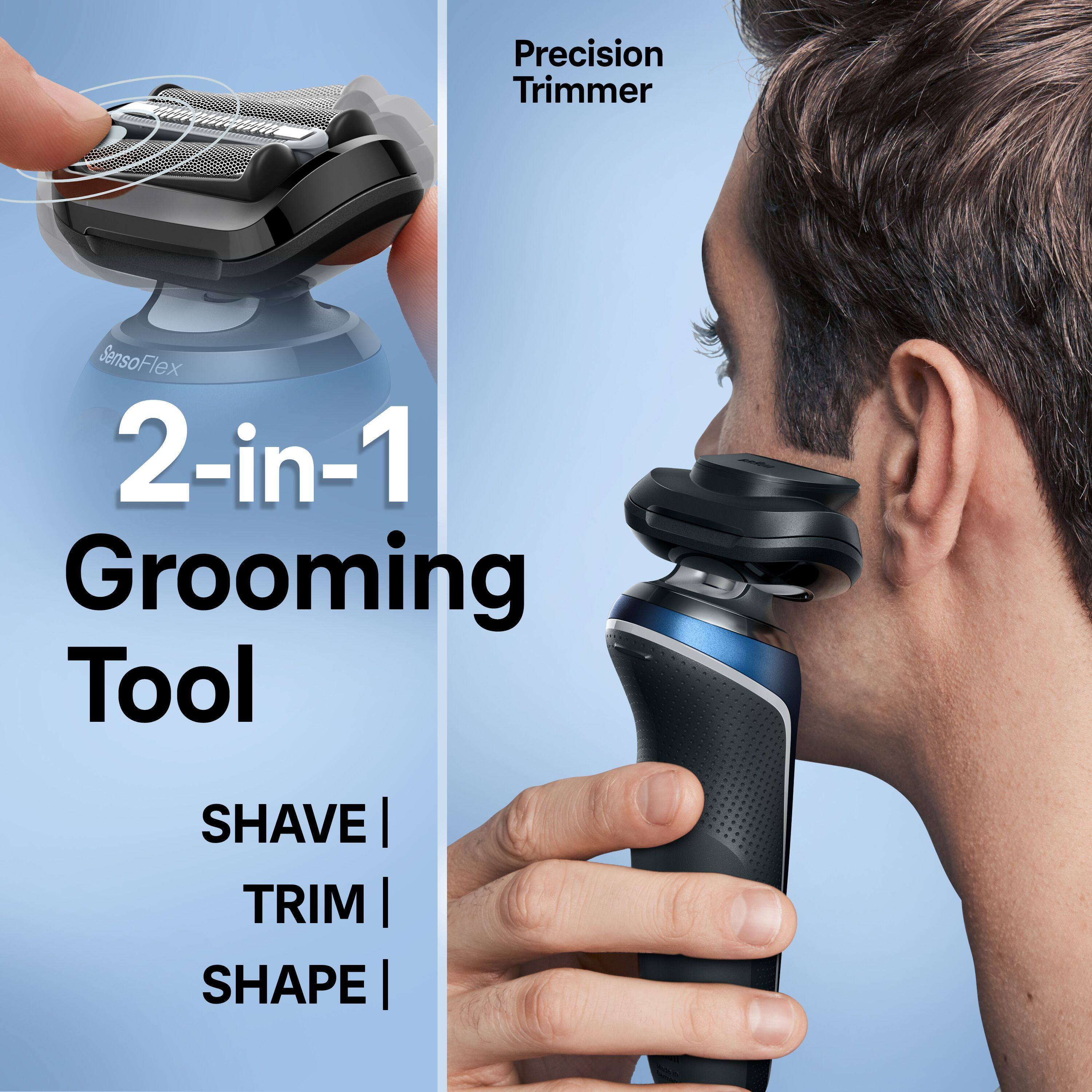 Precision Trimmer SensoFlex 2-in-1 Grooming Tool  
SHAVE | TRIM | SHAPE