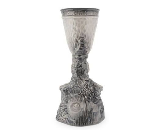 Front. Seven20 - Harry Potter Goblet of Fire Ceramic Cup | Holds 12 Ounces - Grey.