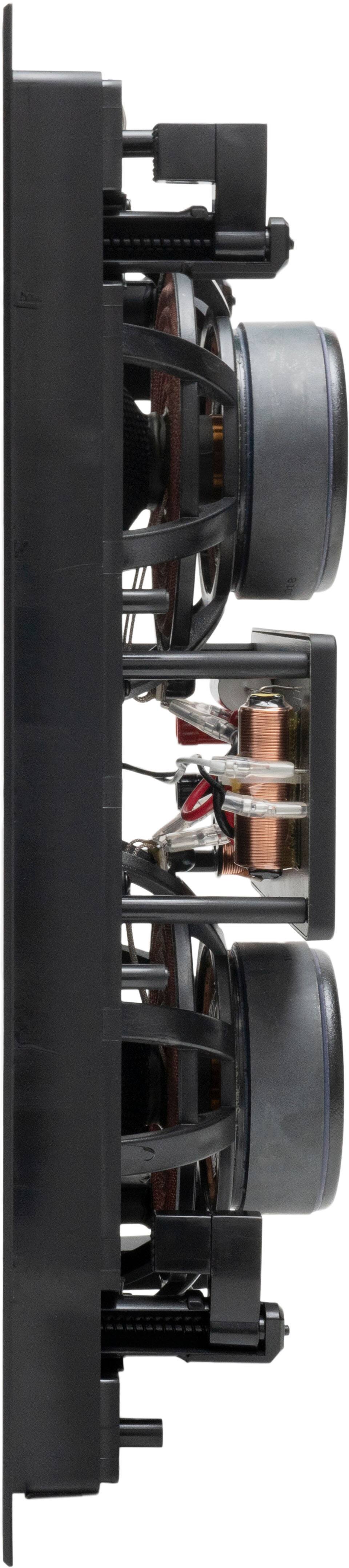 Back. Sonance - MAG6 LCR SINGLE SPEAKER - Mag Series 6-1/2" 2-Way In Wall Rectangle LCR Speaker (Each) - Paintable White.