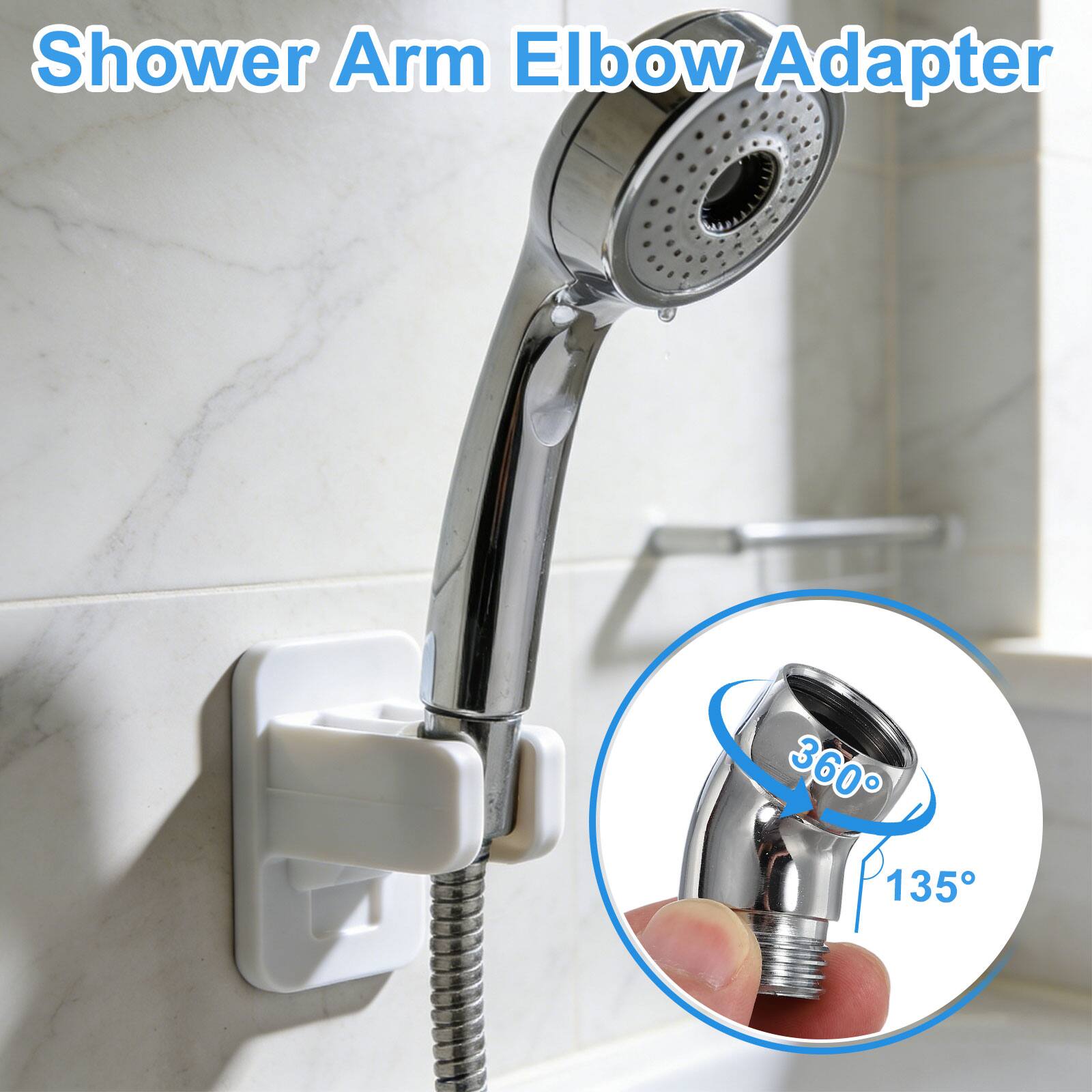 Shower Arm Elbow Adapter 360 135