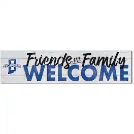 Jardine - Indiana State Sycamores 10'' x 40'' Friends & Family Welcome Sign - White