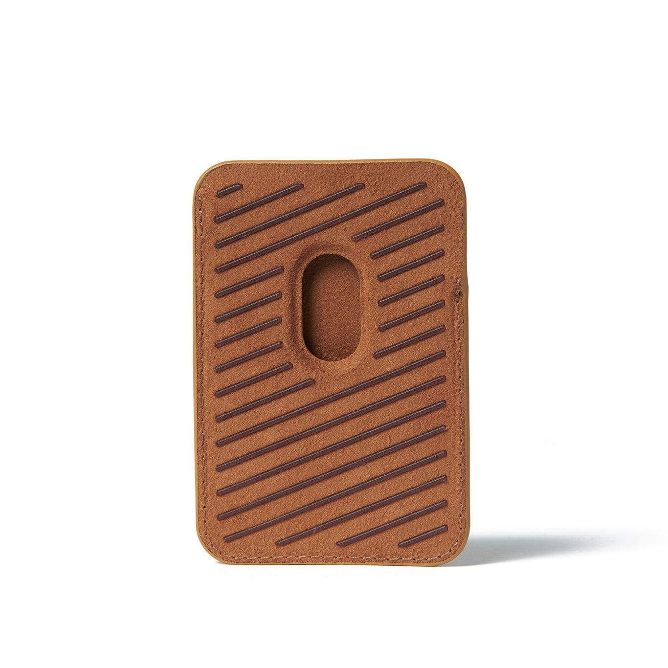Troubadour Full Leather MagSafe Wallet for iPhone Dark Tan - Best Buy