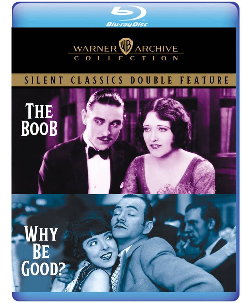 The Boob/Why Be Good? Silent Classics Double Feature-BluRay
