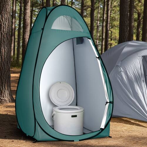 Alt View 7. Winado - 6 FT Camping Pop Up Tent Instant Portable Shower Dressing Fitting Tent Privacy Toilet, Changing Room for Outdoor Camping - Army Green.
