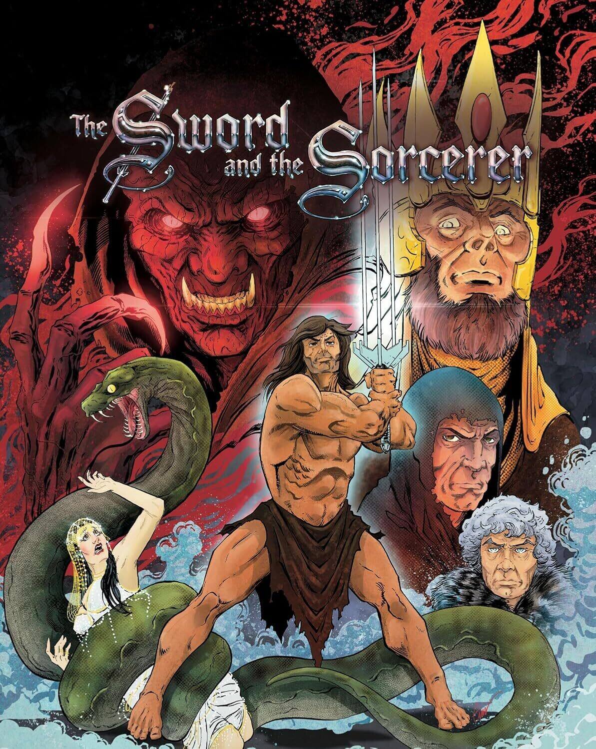 Front. The Sword and the Sorcerer (Steelbook)   - 4K Blu-Ray.