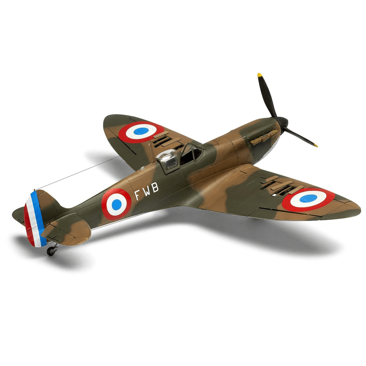 Alt View 8. Airfix - Level 2 Model Kit Supermarine Spitfire Mk.I Fighter Aircraft with 3 Scheme Options 1/48 Plastic Model Kit by Airfix.