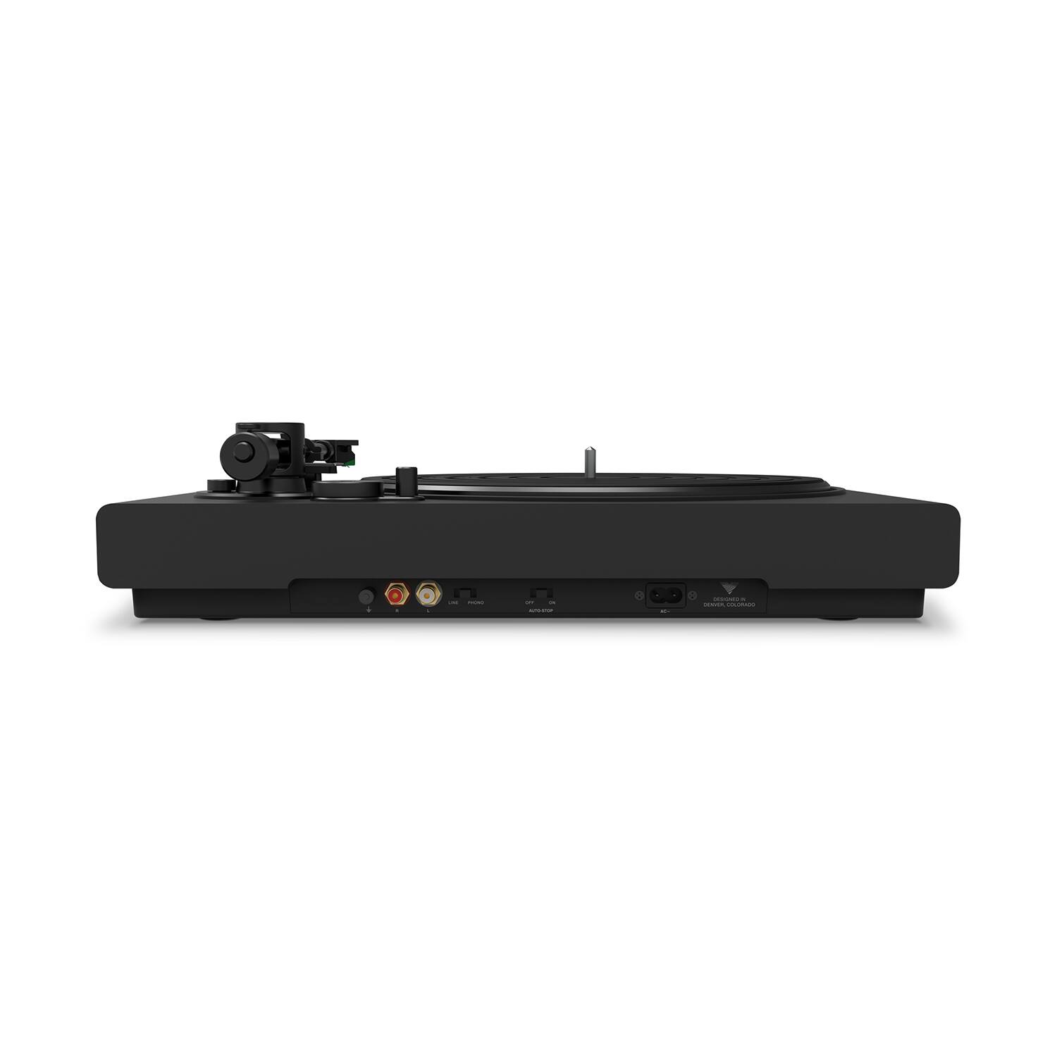 Alt View 15. Victrola - Carbon Hi-Res Turntable - Black/Silver.