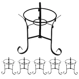 Sunnydaze - Traditional Style Steel Outdoor Gazing Globe Stand - Black