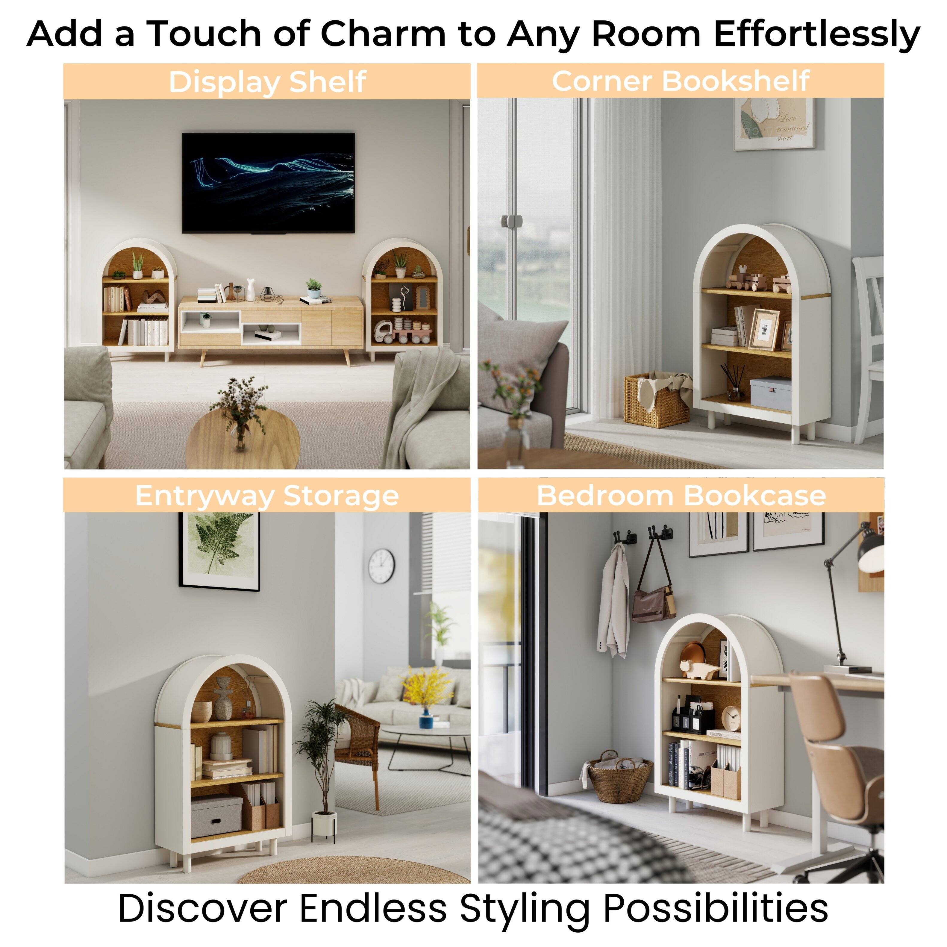 Add a Touch of Charm to Any Room Effortlessly

Display Shelf

Corner Bookshelf

Entryway Storage

Bedroom Bookcase

Discover Endless Styling Possibilities