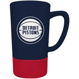 Great American Products - Detroit Pistons Team Logo 16oz. Laser Etched Jump Mug - Multicolor