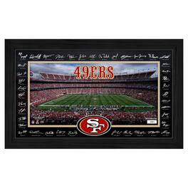 Highland Mint - San Francisco 49ers 12" x 20" 2025 Signature Gridiron Panoramic Framed Photo - Multicolor