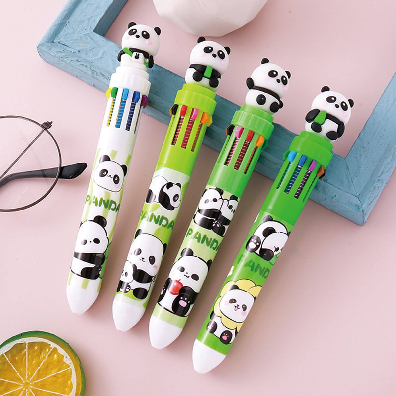 Paradigms Interiors 4 Multicolor Ballpoint Pen 10 in 1 Retractable Cute ...