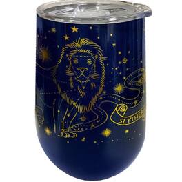 Spoontiques - Harry Potter Hogwarts All Houses Constellations Stainless Steel Double Wall Insulated Wine Tumbler 16 ounce - Blue