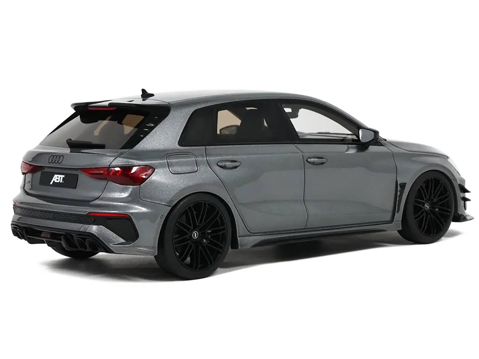 Back. GT Spirit - Audi ABT RS3-R Daytona Gray Metallic 1/18 Model Car by GT Spirit - Gray Metallic.