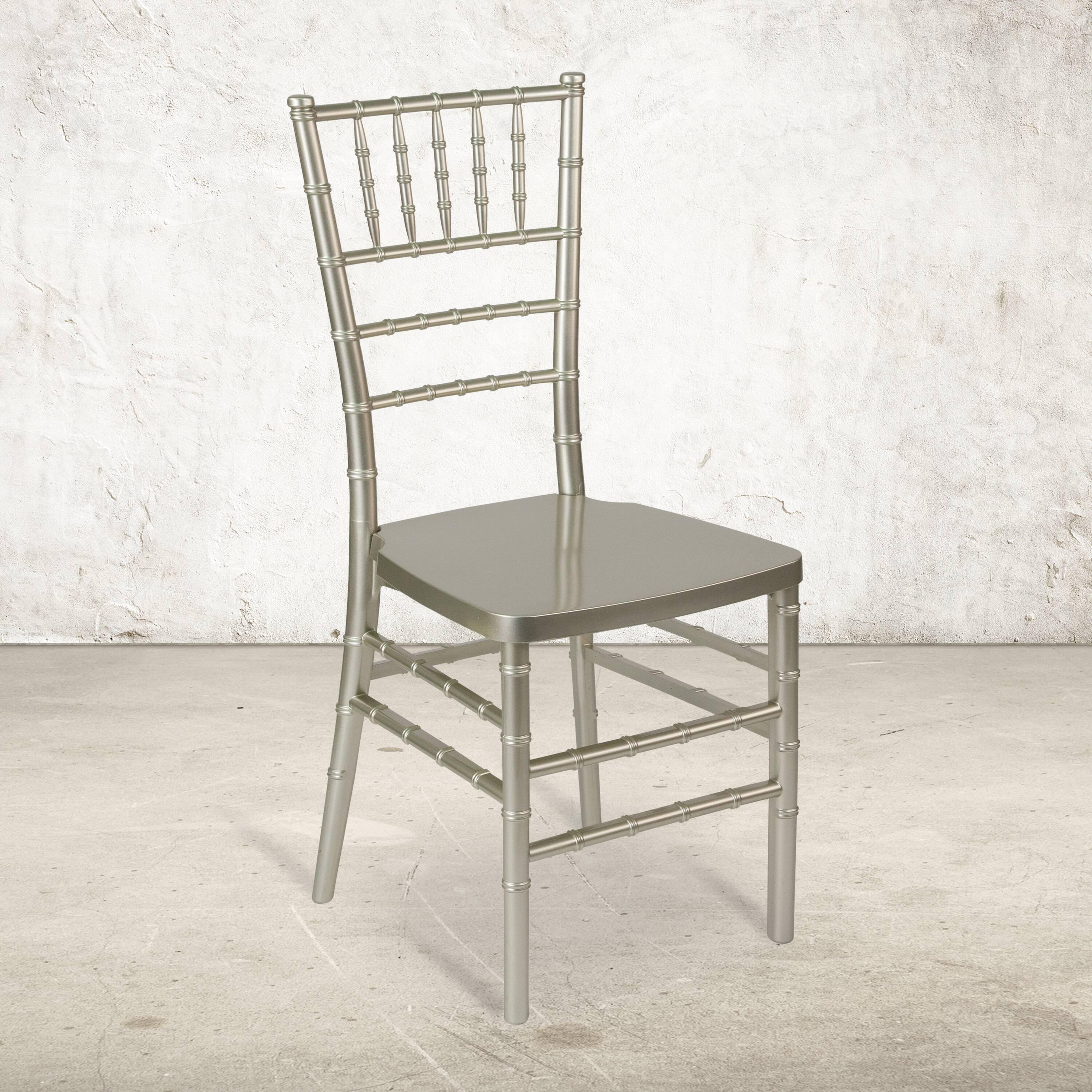 Alt View 1. Emma + Oliver - Wedding & Event Resin Stacking Chiavari Dining Chair - Champagne.