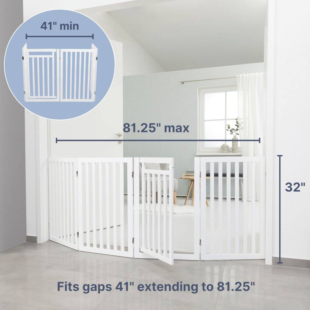 41" min  
81.25" max  
32"  
Fits gaps 41" extending to 81.25"