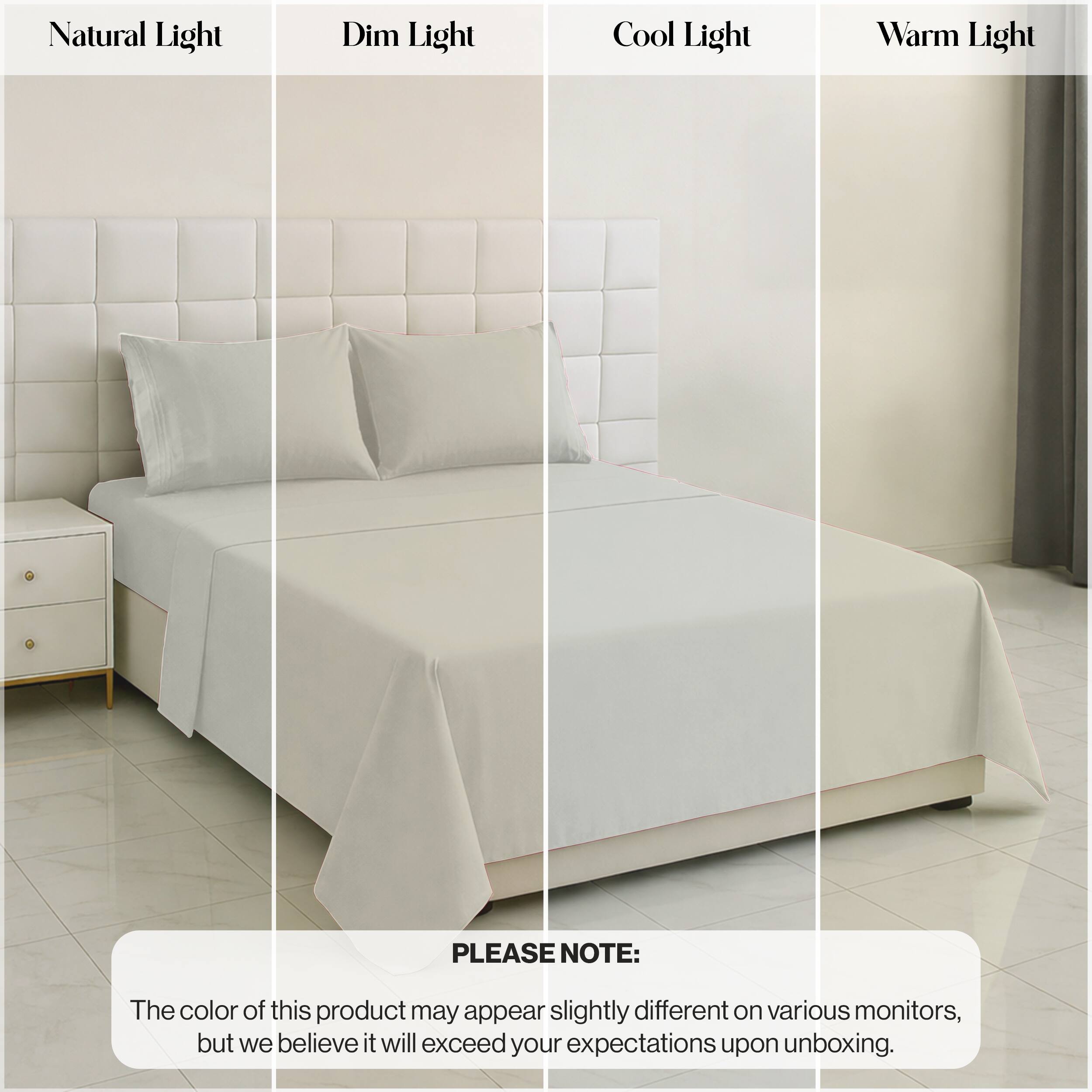 Natural Light  
Dim Light  
Cool Light  
Warm Light  

PLEASE NOTE:  
The color of this product may appear slightly different on various monitors, but we believe it will exceed your expectations upon unboxing.