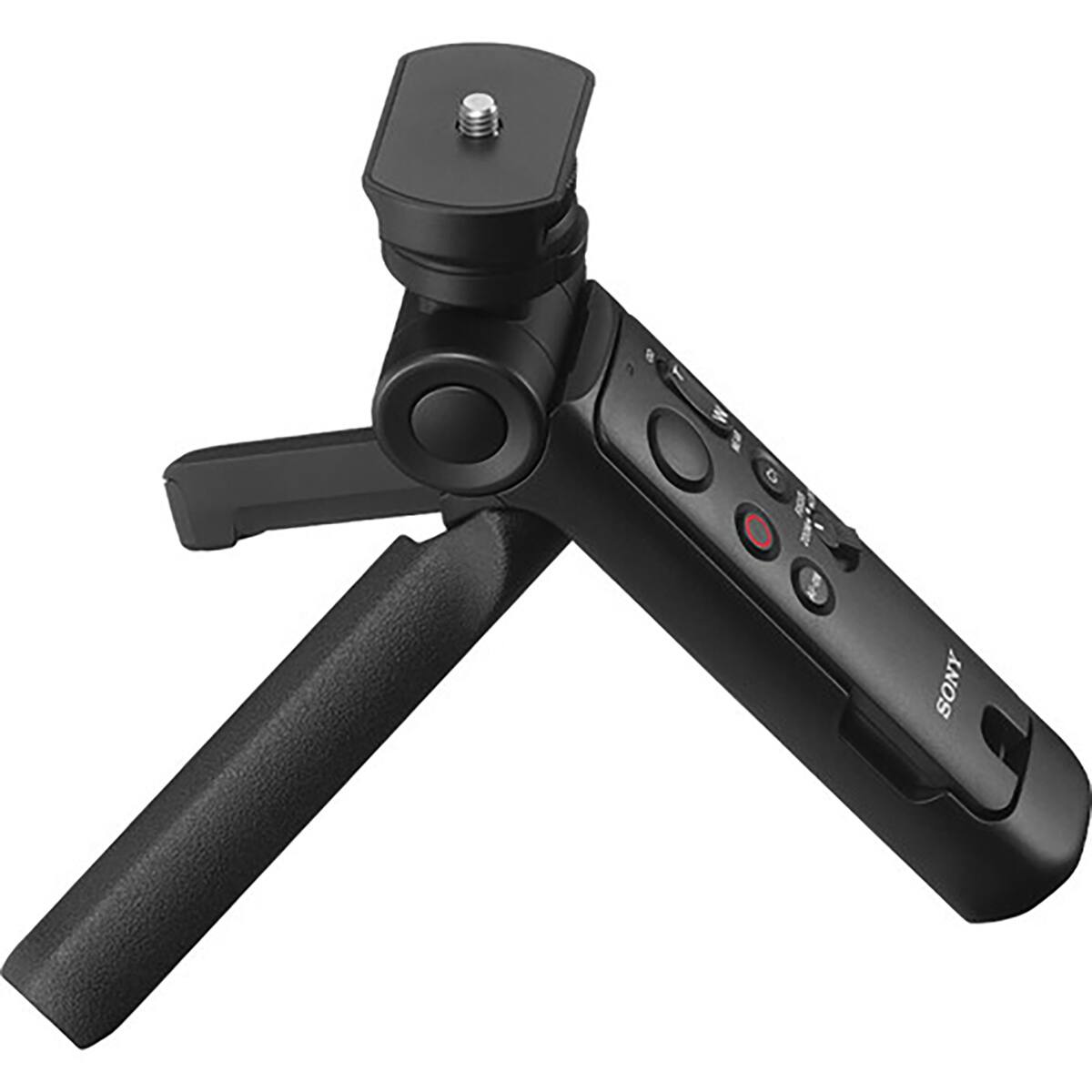 Alt View 5. Sony - Sony ZV-1F Vlogging Camera, Black, Bundle with GP-VPT3 Wireless Shooting Grip and Tripod with Detachable Remote.