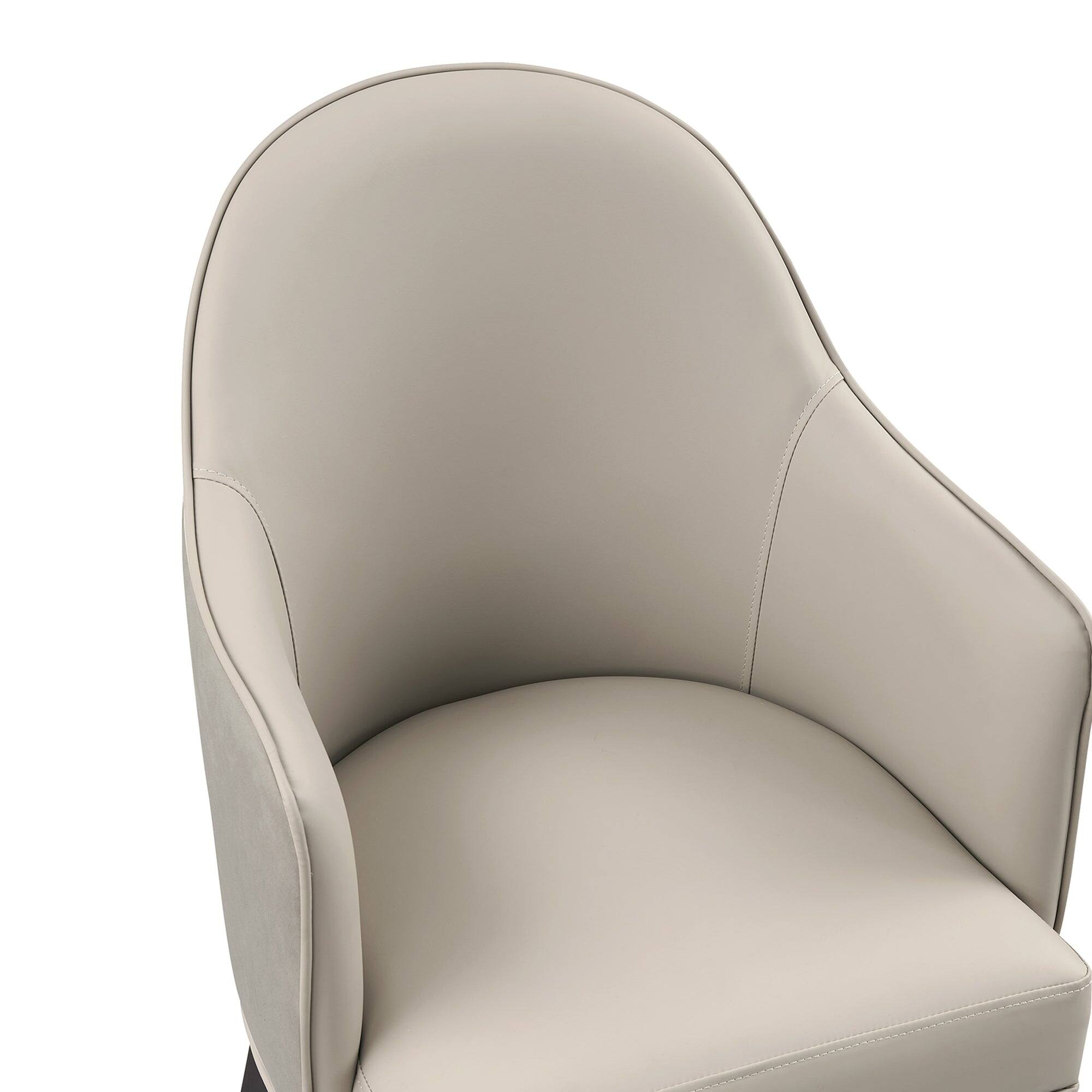 Manhattan Comfort Hillman Modern Wood Vegan Leather and Velvet Dining ...