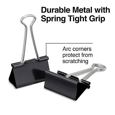 Durable Metal with Spring Tight Grip

Arc corners protect from scratching