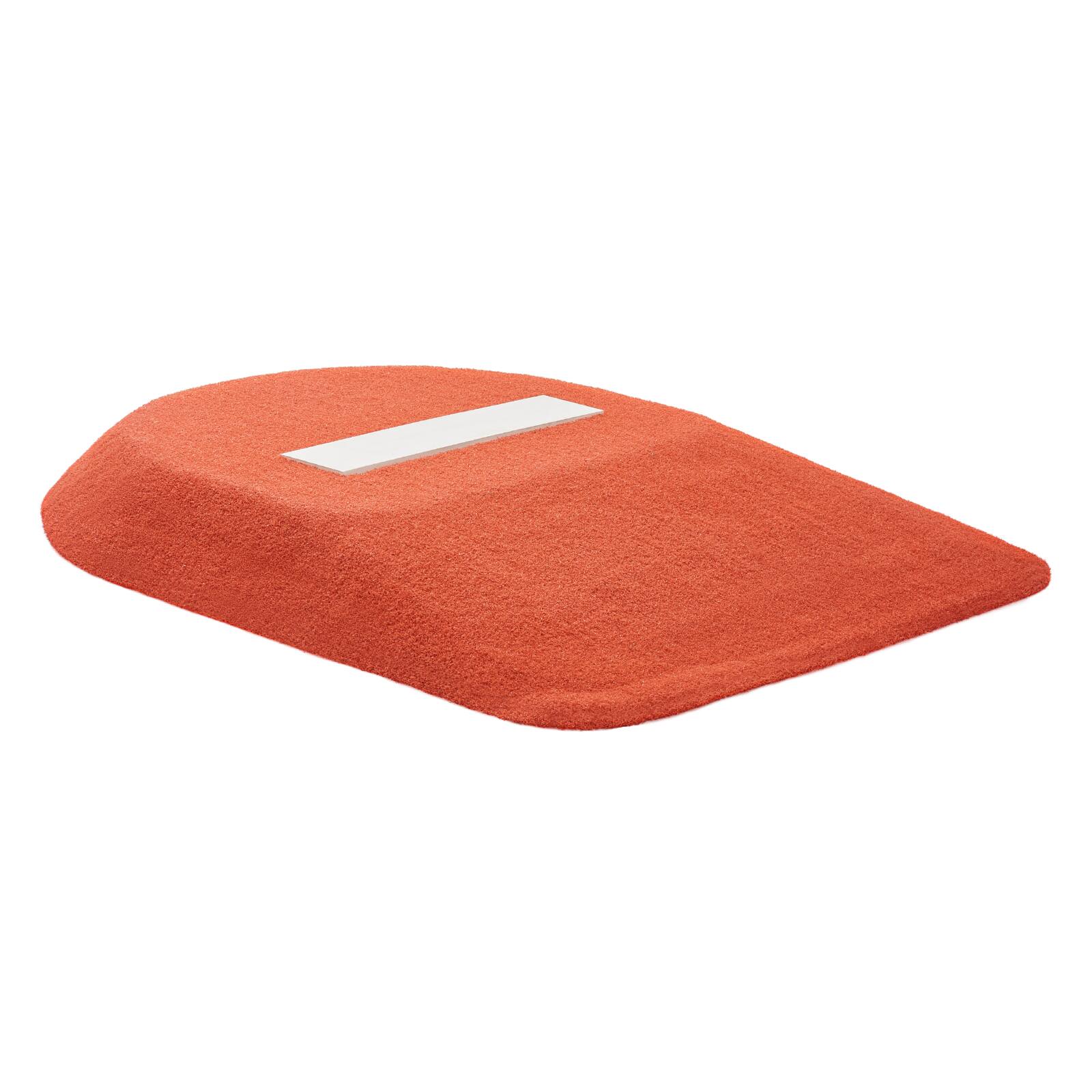 Alt View 5. VEVOR - Pitching Mound, Portable Baseball Game Mound, 42 in Indoor Outdoor Pitching Practice and Training Equipment - Red.